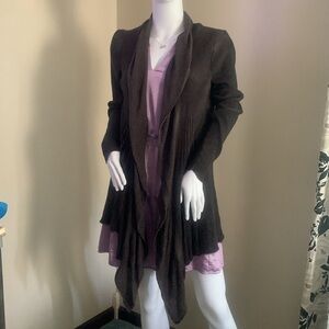 Max edition medium open cardigan snow cozy cabincore